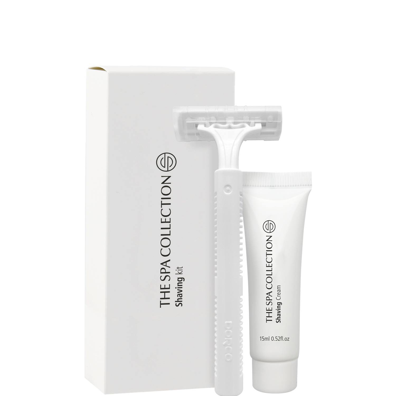 Scheerset in witte papieren doos - The Spa Collection