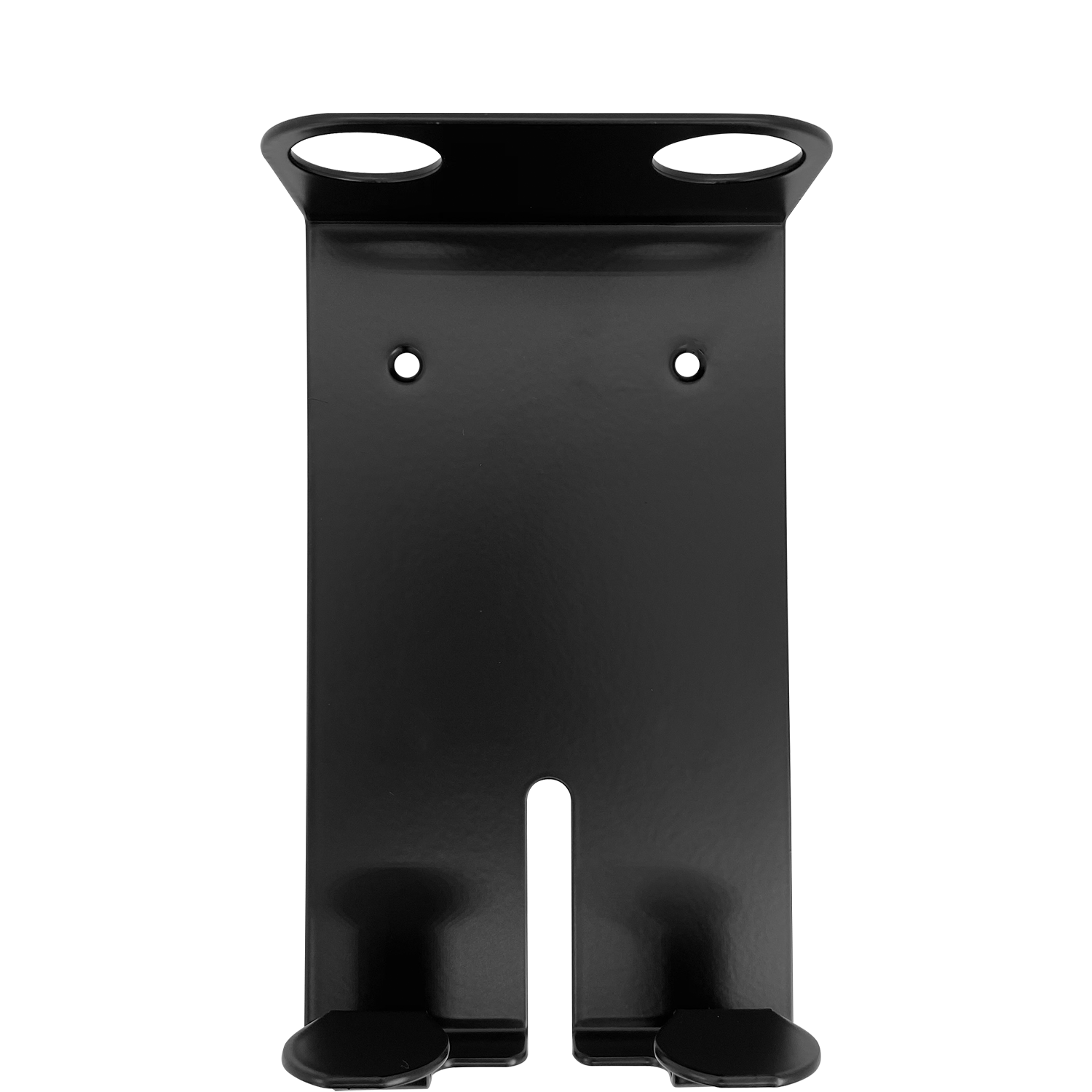 Zwarte dubbele metalen houder voor 400ml fles - 1 stuks