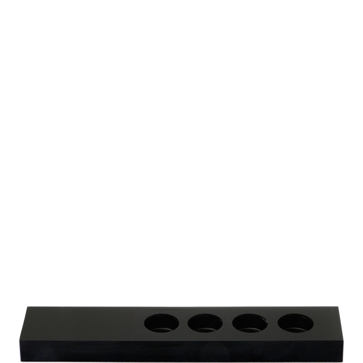 Zwart display met 4 gaten