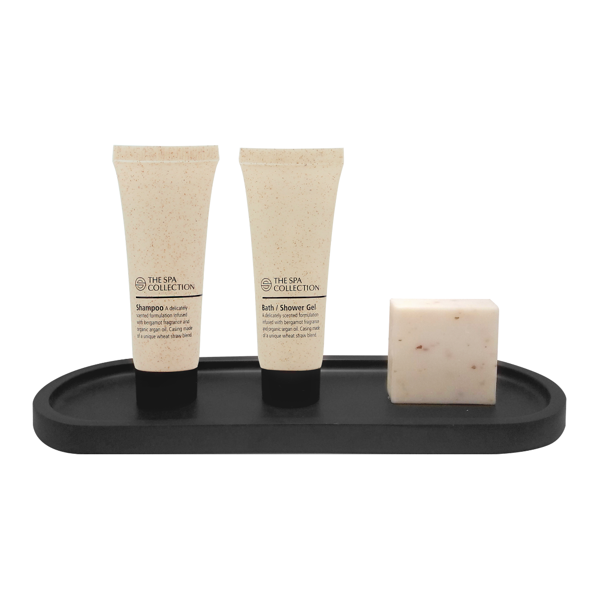Klein dienblad mat zwart - The Spa Collection