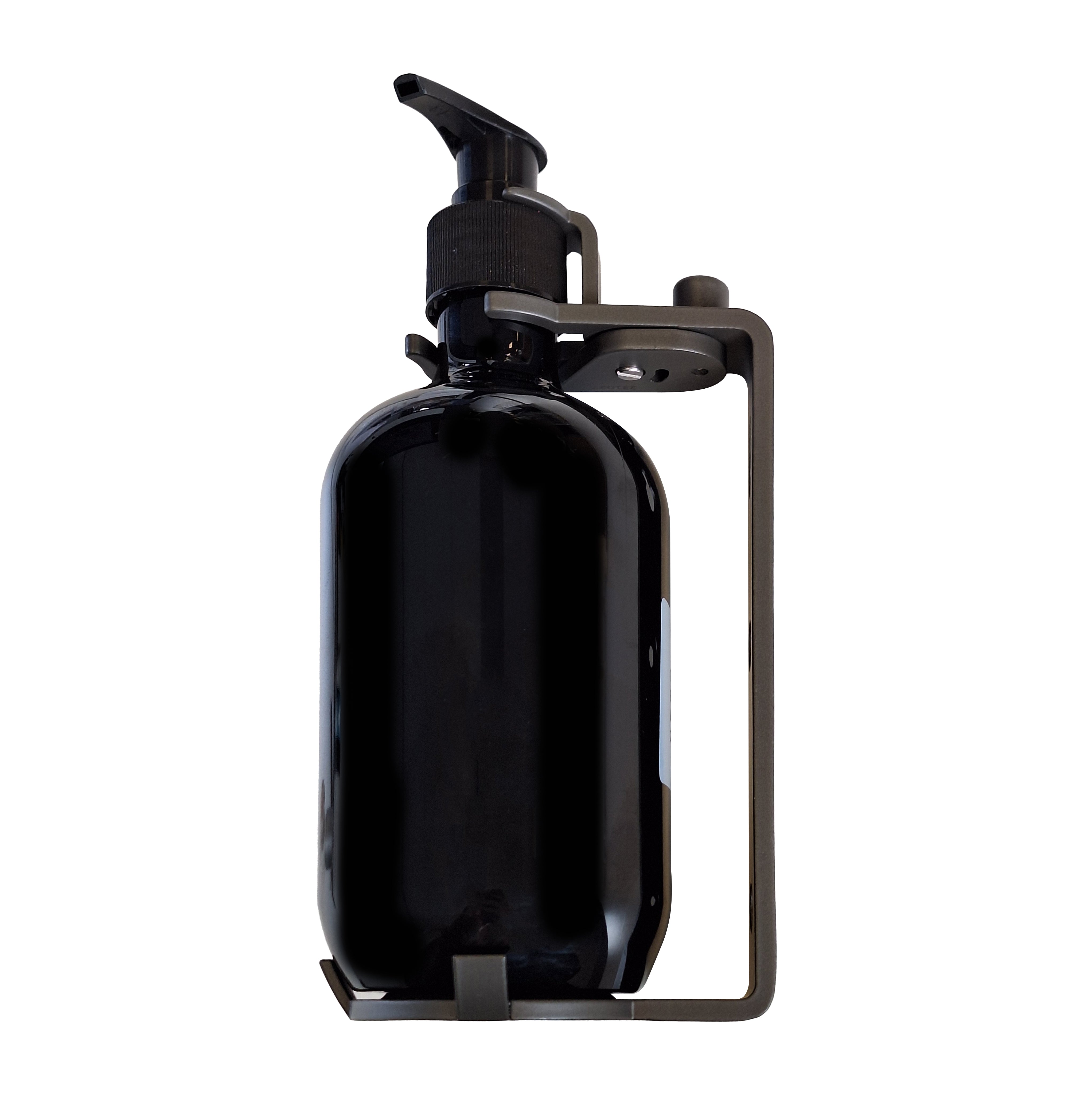 Zwarte enkele aluminiumhouder met magneetsluiting | 475ml | 1 stuk