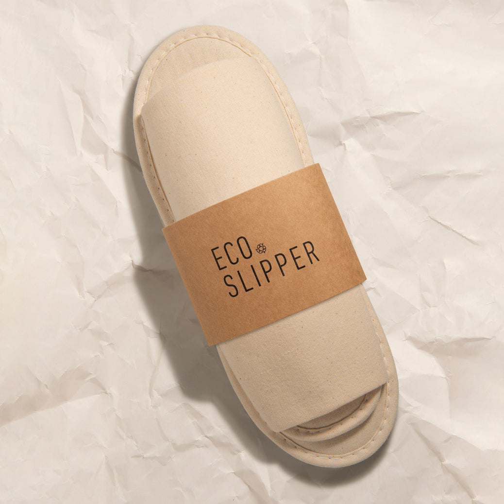 Eco open teen - Badslipper in papieren band