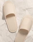 Eco badslipper open teen - Verpakt in papieren band (Doos van 100 stuks)
