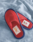 Kinderslippers rood - Maat 27/ 17cm (Doos van 60 stuks)