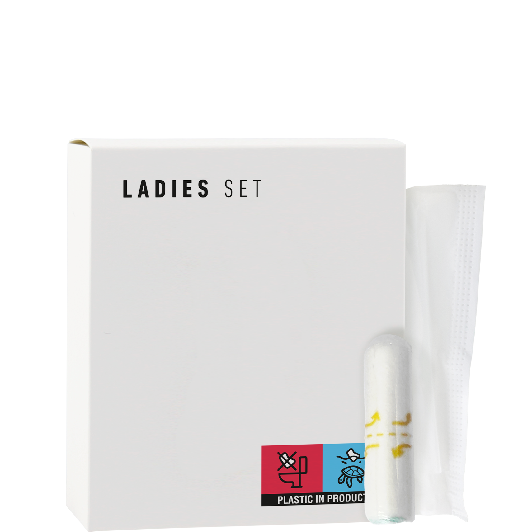 Dames set tampon en maandverband