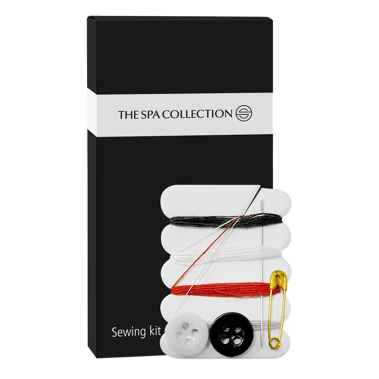 Naaikit in zwarte papieren doos - The Spa Collection