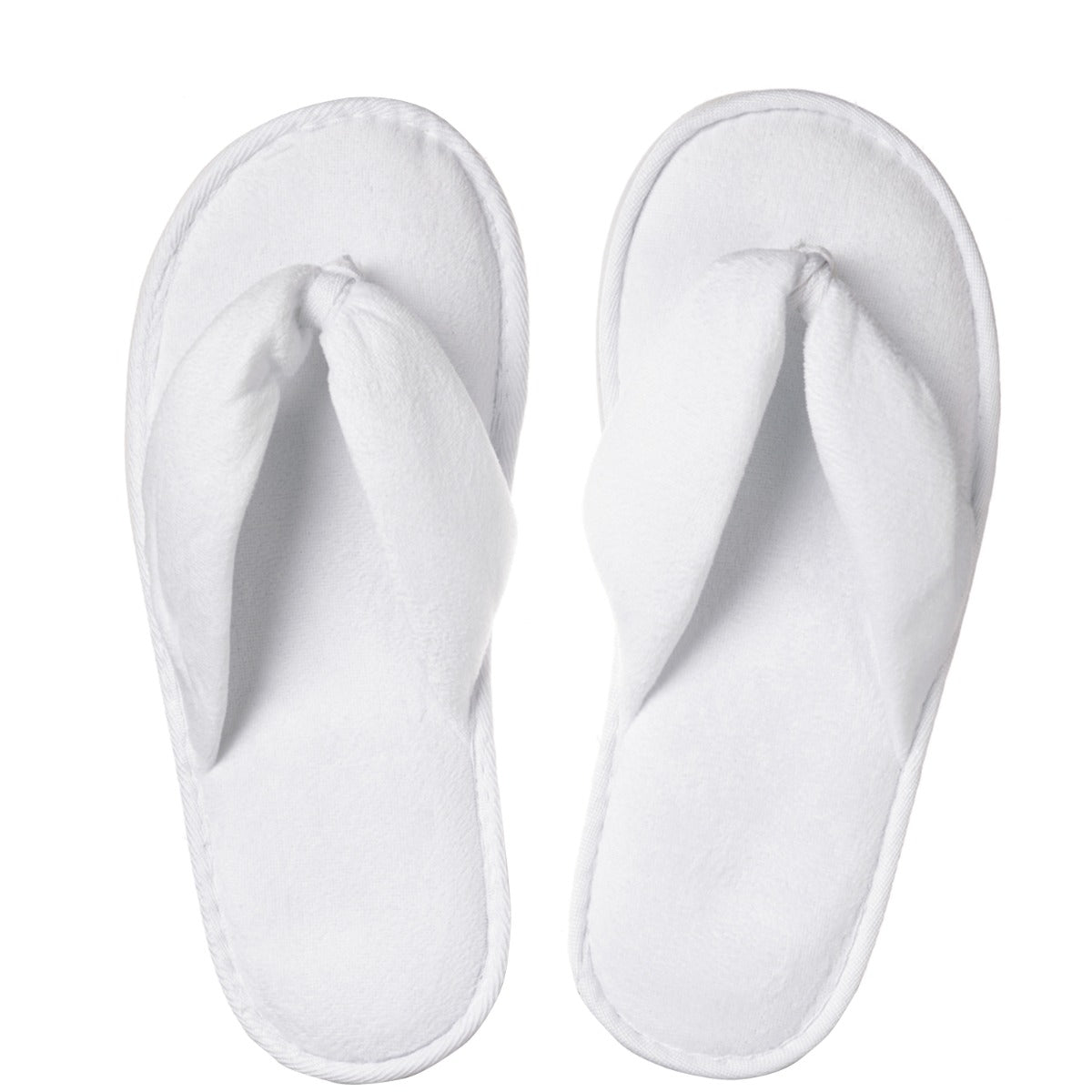 Witte teenslipper