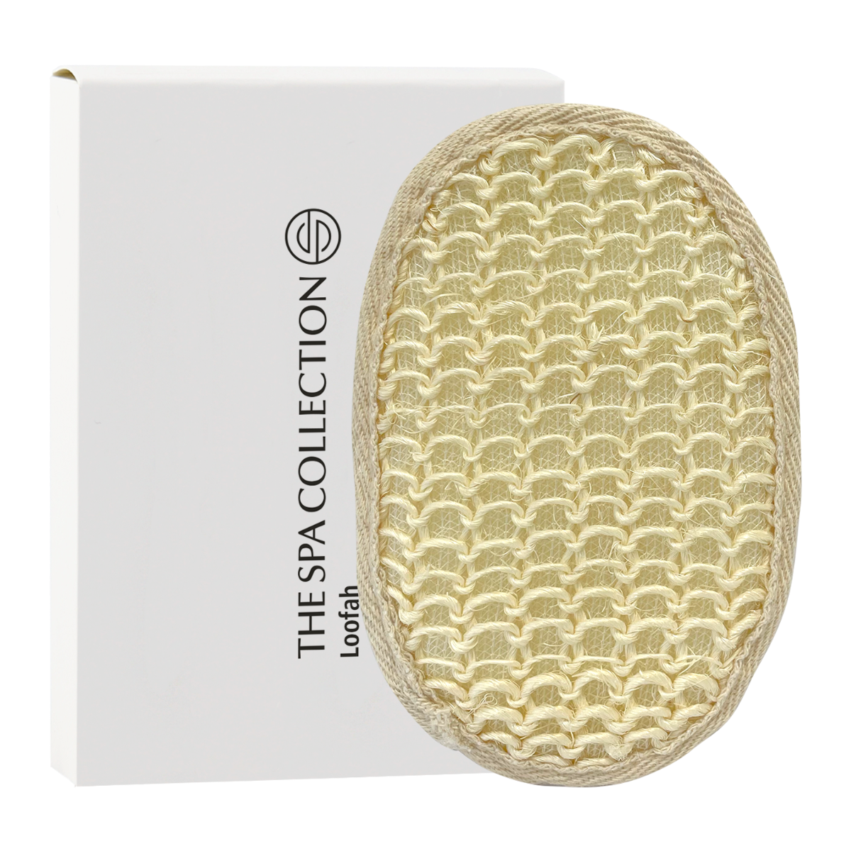 Loofah in witte papieren doos - The Spa Collection
