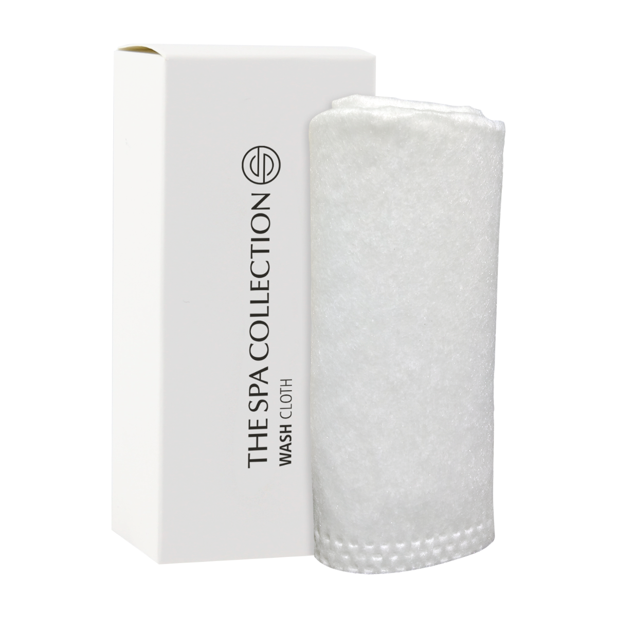 Waslap in witte papieren doos - The Spa Collection