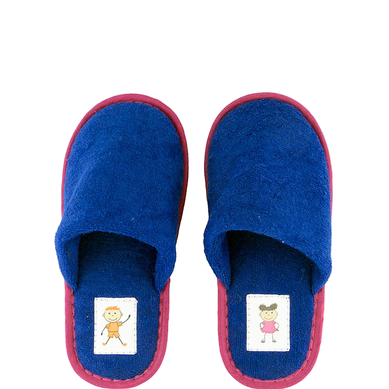 Kinderslippers blauw - Maat 33/ 21cm (Doos van 60 stuks)