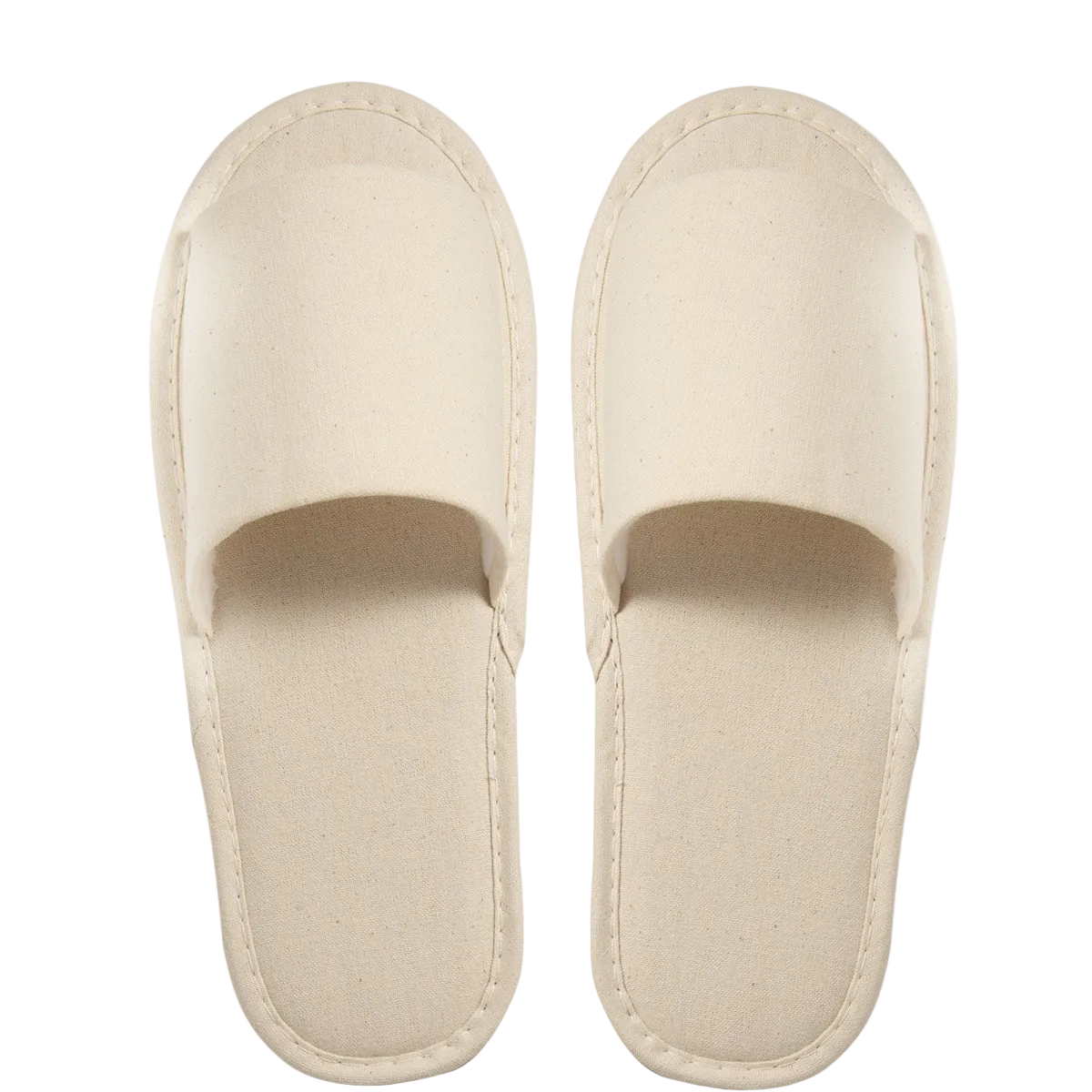 Eco badslipper open teen - Verpakt in papieren band (Doos van 100 stuks)