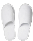 Badslipper gesloten teen wit - Verpakt in papieren band (Doos van 100 stuks)